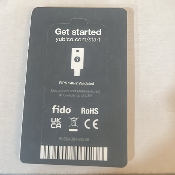 Yubico - YubiKey 5C NFC - Two-Factor authentication (2FA) Security Key - Picture 2 of 2